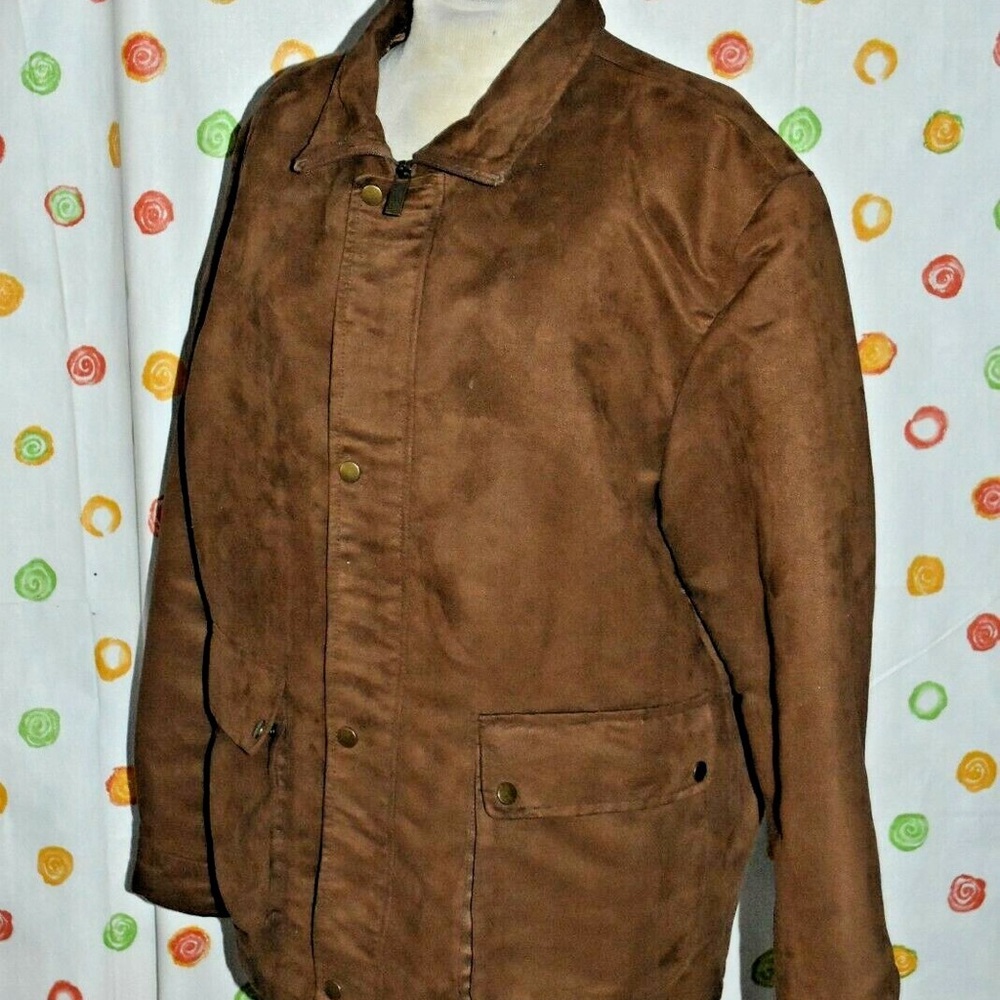 Wilson’s  suede Leather Men's Brown Jacket